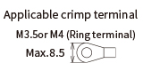 Applicable crimp terminal