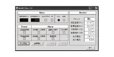 接続機器の動作