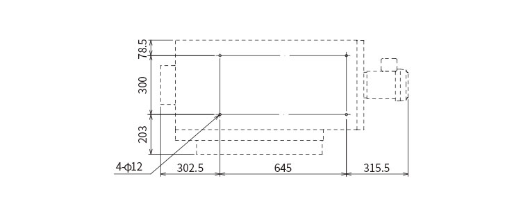 取付穴加工図