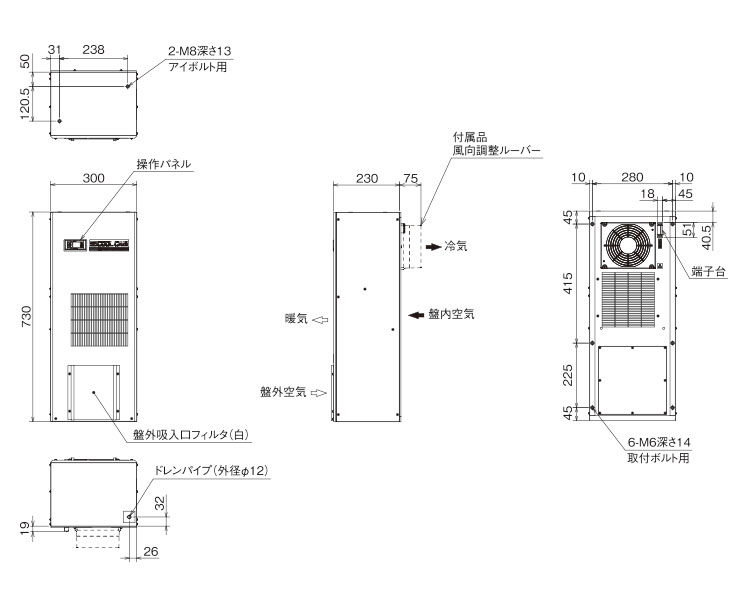 外形寸法図