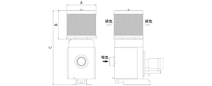 外形寸法図